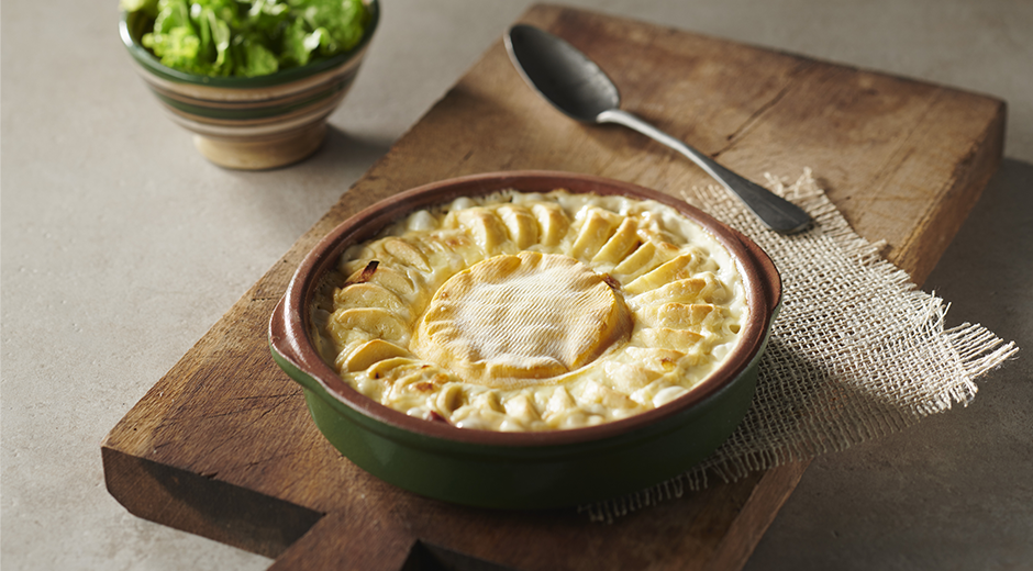 Délices Soufflés à l'Emmental de Savoie IGP façon tartiflette