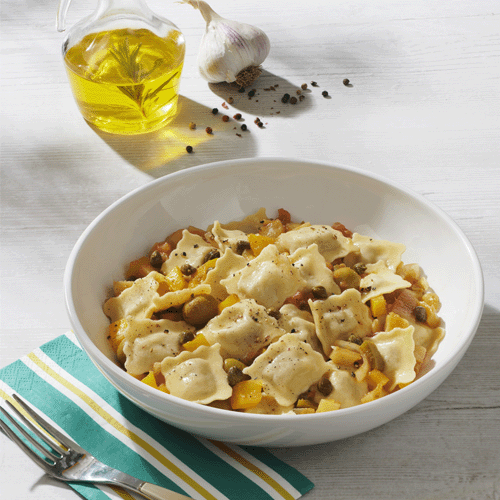 Raviolis à la Caponata