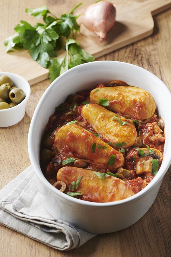 Quenelles de l'Atelier nature en sauce financière Quenelles de l'Atelier nature en sauce financière