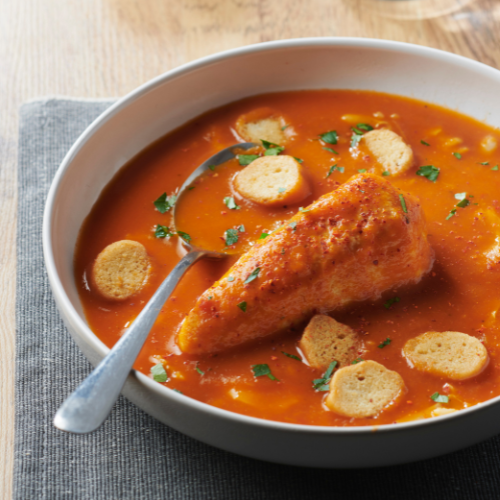 Quenelles de l’Atelier brochet en soupe de poisson